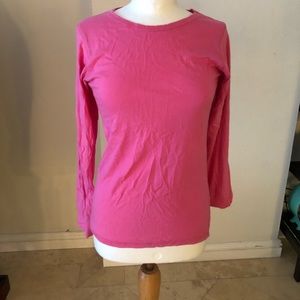 Pink long sleeve shirt